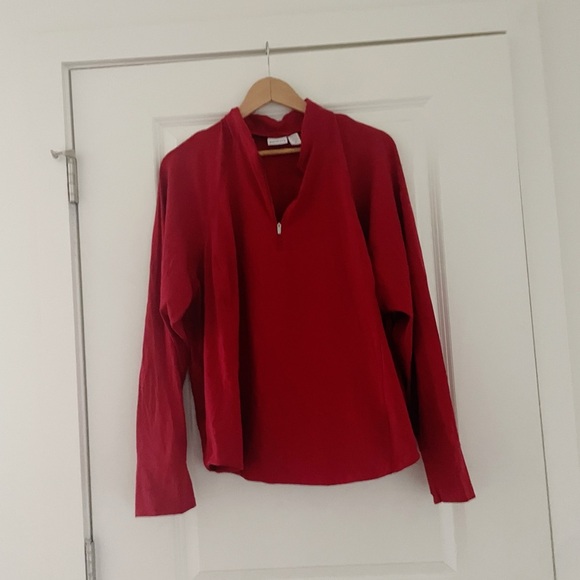 Athleta Salutation Half Zip Top Clover Berry 3X - Picture 5 of 9